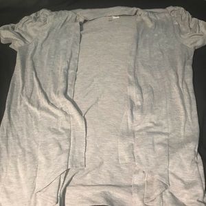 ⭐️Grey short sleeve cardigan